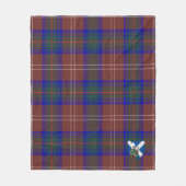 Scotts Chisholm Hunting Modern Tartan Pset Fleece Deken (Voorkant)