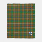 Scotts Chisholm Hunting Tartan Pset Fleece Deken (Voorkant)