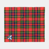 Scotts Christie Tartan Pset Fleece Deken (Voorkant (Horizontaal))