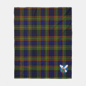Scotts Clelland Tartan Pset Fleece Deken (Voorkant)