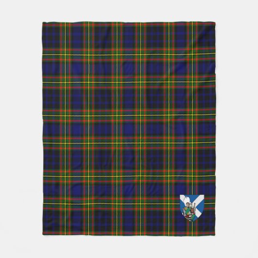 Scotts Clelland Tartan Pset Fleece Deken (Voorkant)