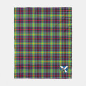 Scotts Clephane Tartan Pset Fleece Deken (Voorkant)