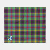 Scotts Clephane Tartan Pset Fleece Deken (Voorkant (Horizontaal))