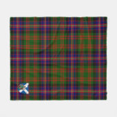 Scotts Cochrane Modern Tartan Pset Fleece Deken (Voorkant (Horizontaal))