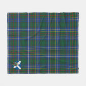 Scotts Cockburn Ancient Tartan Pset Fleece Deken (Voorkant (Horizontaal))