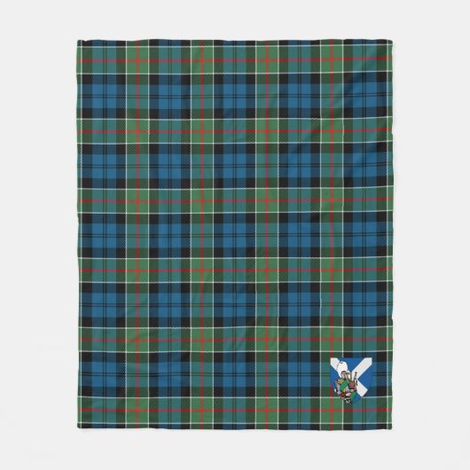 Scotts Colquhoun Ancient Tartan Pset Fleece Deken (Voorkant)