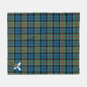 Scotts Colquhoun Ancient Tartan Pset Fleece Deken (Voorkant (Horizontaal))