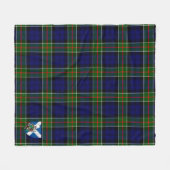 Scotts Colquhoun Modern Schotse Plaid Ruit Fleece Deken (Voorkant (Horizontaal))