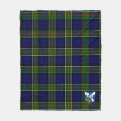 Scotts Colquhoun Modern Tartan Pset Fleece Deken (Voorkant)