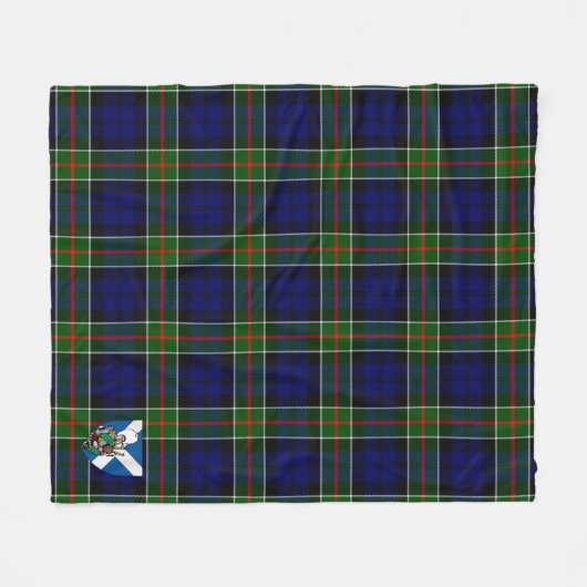 Scotts Colquhoun Modern Tartan Pset Fleece Deken (Voorkant (Horizontaal))