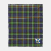 Scotts Colquhoun Schotse Plaid Fleece Deken (Voorkant)