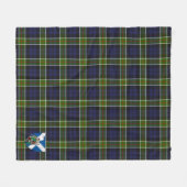 Scotts Colquhoun Schotse Plaid Fleece Deken (Voorkant (Horizontaal))