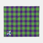 Scotts Colville Tartan Pset Fleece Deken (Voorkant (Horizontaal))