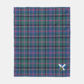Scotts Cooper Oude Tartan Schotse Ruit Fleece Deken (Voorkant)