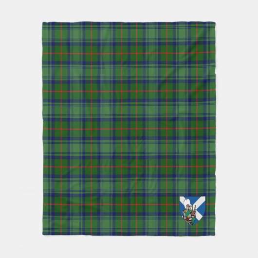 Scotts Cranston Modern Tartan Plaid Fleece Deken (Voorkant)