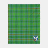Scotts Cranstoun Tartan Pset Fleece Deken (Voorkant)