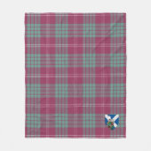 Scotts Crawford Ancient Tartan Pset Fleece Deken (Voorkant)
