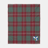 Scotts Crawford Modern Tartan Pset Fleece Deken (Voorkant)
