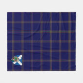 Scotts Crichton Tartan Pset Fleece Deken (Voorkant (Horizontaal))