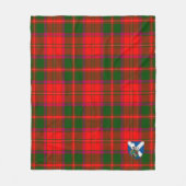 Scotts Crief District Tartan Pset Fleece Deken (Voorkant)