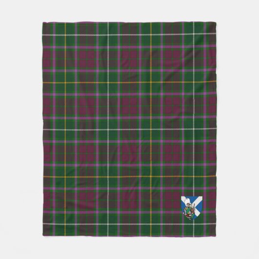 Scotts Crosbie Tartan Pset Fleece Deken (Voorkant)
