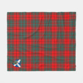 Scotts Cumming Modern Tartan Pset Fleece Deken (Voorkant (Horizontaal))