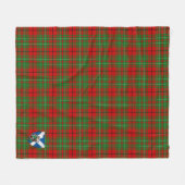 Scotts Cumming Tartan Pset Fleece Deken (Voorkant (Horizontaal))