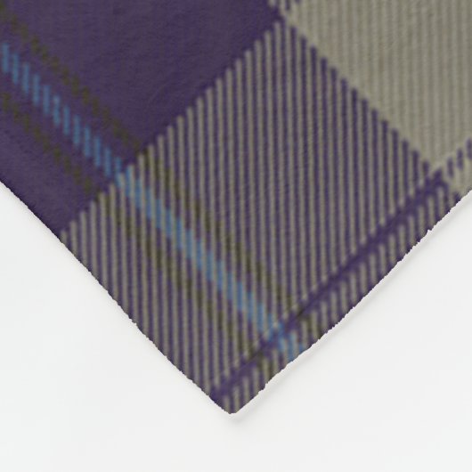 Scotts Cunningham Dress Blue Dancers Tartan Pset Fleece Deken (Hoek)