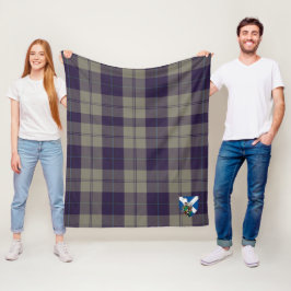 Scotts Cunningham Dress Blue Dancers Tartan Schotl Fleece Deken