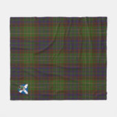 Scotts Cunningham Hunting Modern Tartan Pset Fleece Deken (Voorkant (Horizontaal))