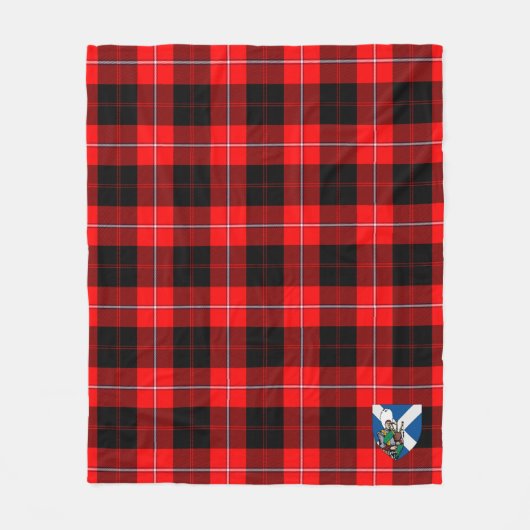 Scotts Cunningham Modern Tartan Pset Fleece Deken (Voorkant)