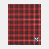 Scotts Cunningham Schotse Ruitpatroon Fleece Deken (Voorkant)