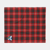 Scotts Cunningham Tartan Pset Fleece Deken (Voorkant (Horizontaal))