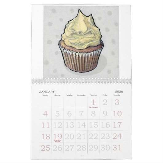 Scott's Cupcake Agenda 2011 Kalender (Jan 2026)