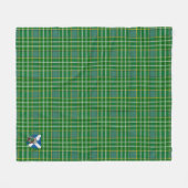 Scotts Currie Tartan Pset Fleece Deken (Voorkant (Horizontaal))