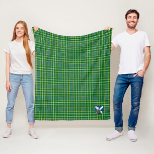Scotts Currie Tartan Schotlandse ruit Fleece Deken
