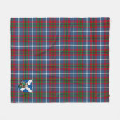 Scotts Dalmahoy Tartan Pset Fleece Deken (Voorkant (Horizontaal))