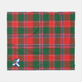 Scotts Dalzell Tartan Pset Fleece Deken (Voorkant (Horizontaal))