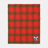 Scotts Darroch Schotse Ruitpatroon Fleece Deken (Voorkant)