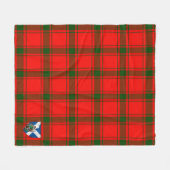 Scotts Darroch Schotse Ruitpatroon Fleece Deken (Voorkant (Horizontaal))