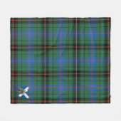 Scotts Davidson Ancient Tartan Plays Fleece Deken (Voorkant (Horizontaal))