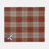 Scotts Davidson Dress Dancers Tartan Pset Fleece Deken (Voorkant (Horizontaal))