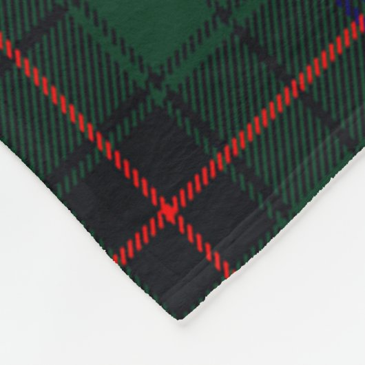 Scotts Davidson Modern Tartan Fleece Deken (Hoek)