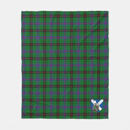 Scotts Davidson Tartan Pset Fleece Deken (Voorkant)
