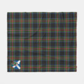 Scotts Denniston Tartan Pset Fleece Deken (Voorkant (Horizontaal))