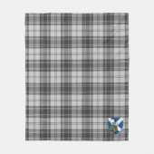 Scotts Douglas Gray Modern Tartan Pset Fleece Deken (Voorkant)