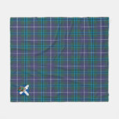 Scotts Douglas Modern Tartan Pset Fleece Deken (Voorkant (Horizontaal))