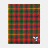Scotts Douglas of Roxburgh Tartan Pset Fleece Deken (Voorkant)