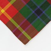 Scotts Douglas of Roxburgh Tartan Pset Fleece Deken (Hoek)