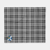 Scotts Drummond Gray Tartan Pset Fleece Deken (Voorkant (Horizontaal))